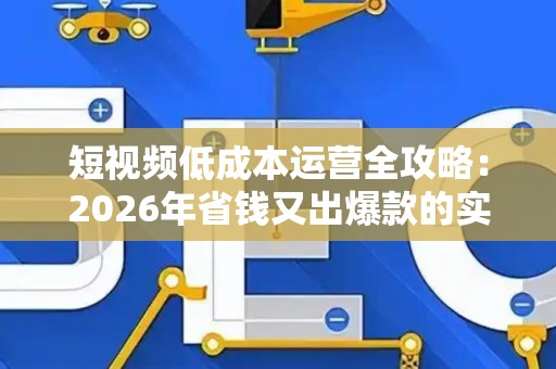 短视频低成本运营全攻略：2026年省钱又出爆款的实操方法