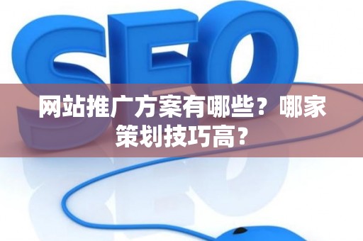 网站推广方案有哪些？哪家策划技巧高？