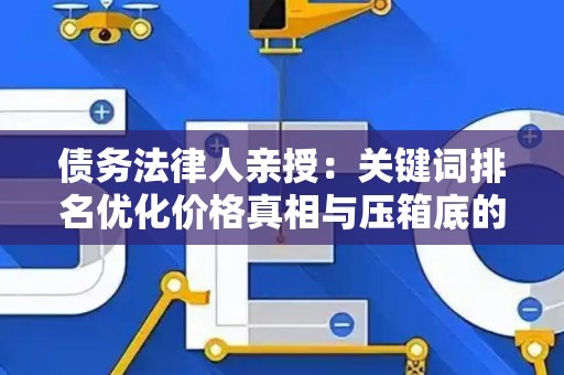 债务法律人亲授：关键词排名优化价格真相与压箱底的省钱妙招