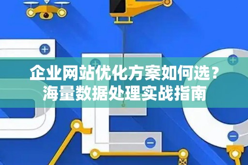 企业网站优化方案如何选？海量数据处理实战指南