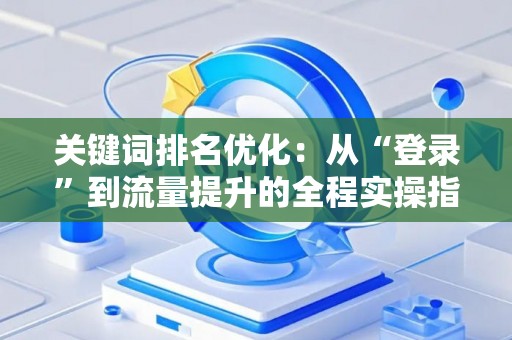关键词排名优化：从“登录”到流量提升的全程实操指南